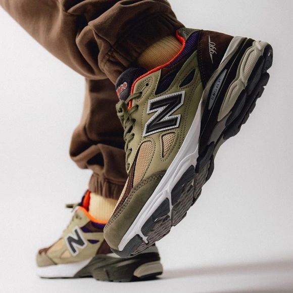 New Balance 990v3 Khaki Orange by Teddy Santis - Picture 1 of 10